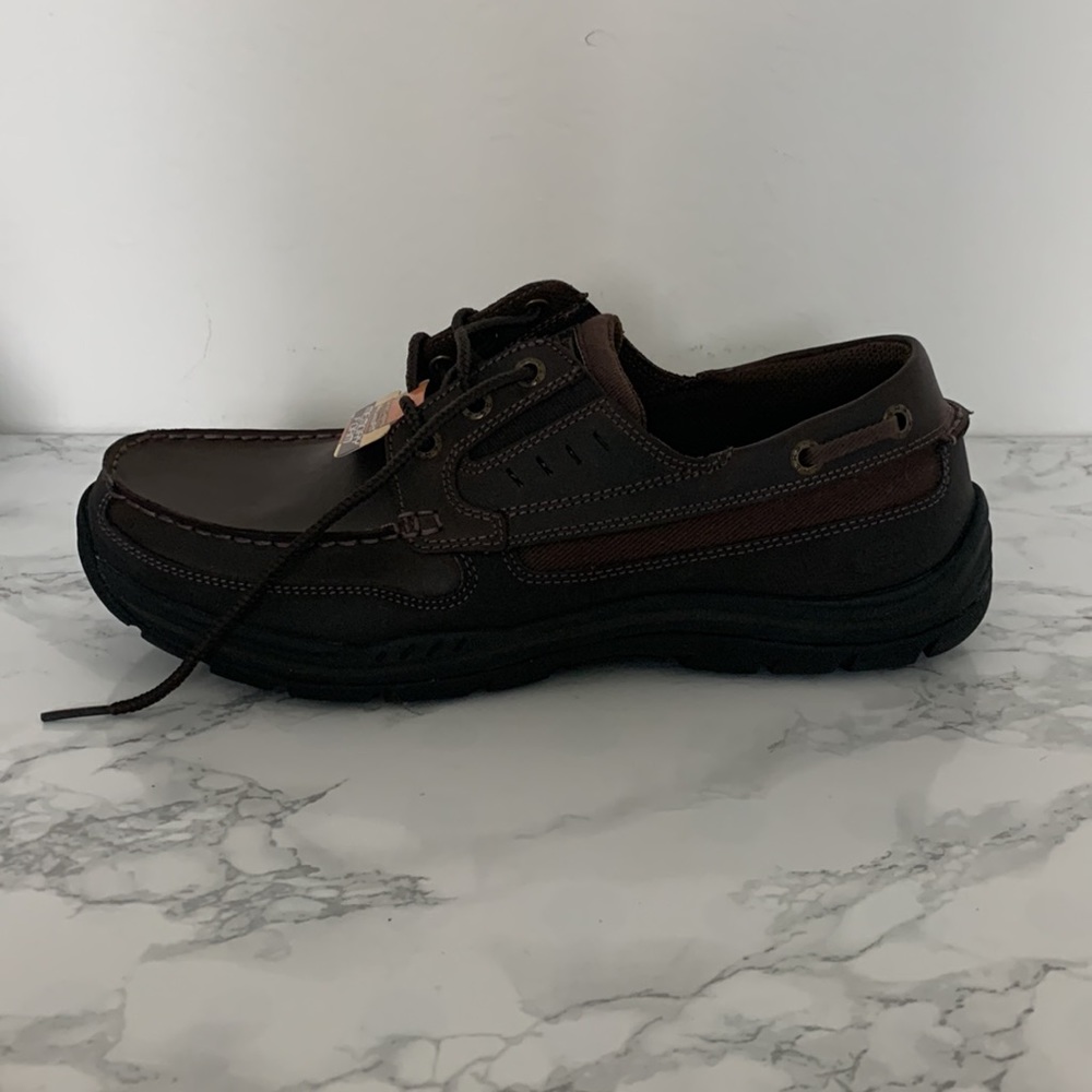 Mens lace up leather shoes - Picture 2 of 5